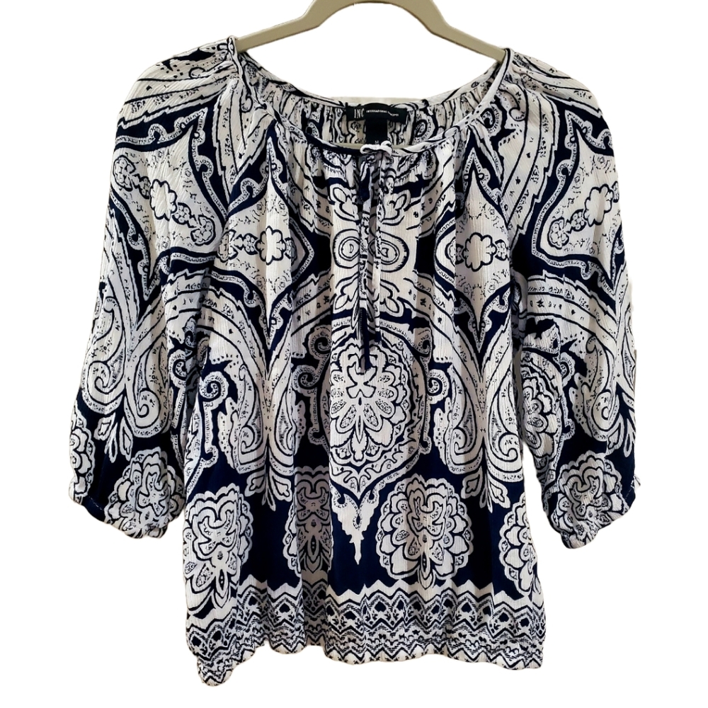 International Concepts INC size medium blouse 100% Rayon